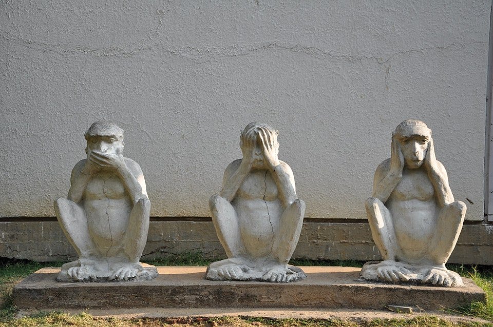 File:Gandhiji&rsquo;s Three Monkeys.JPG